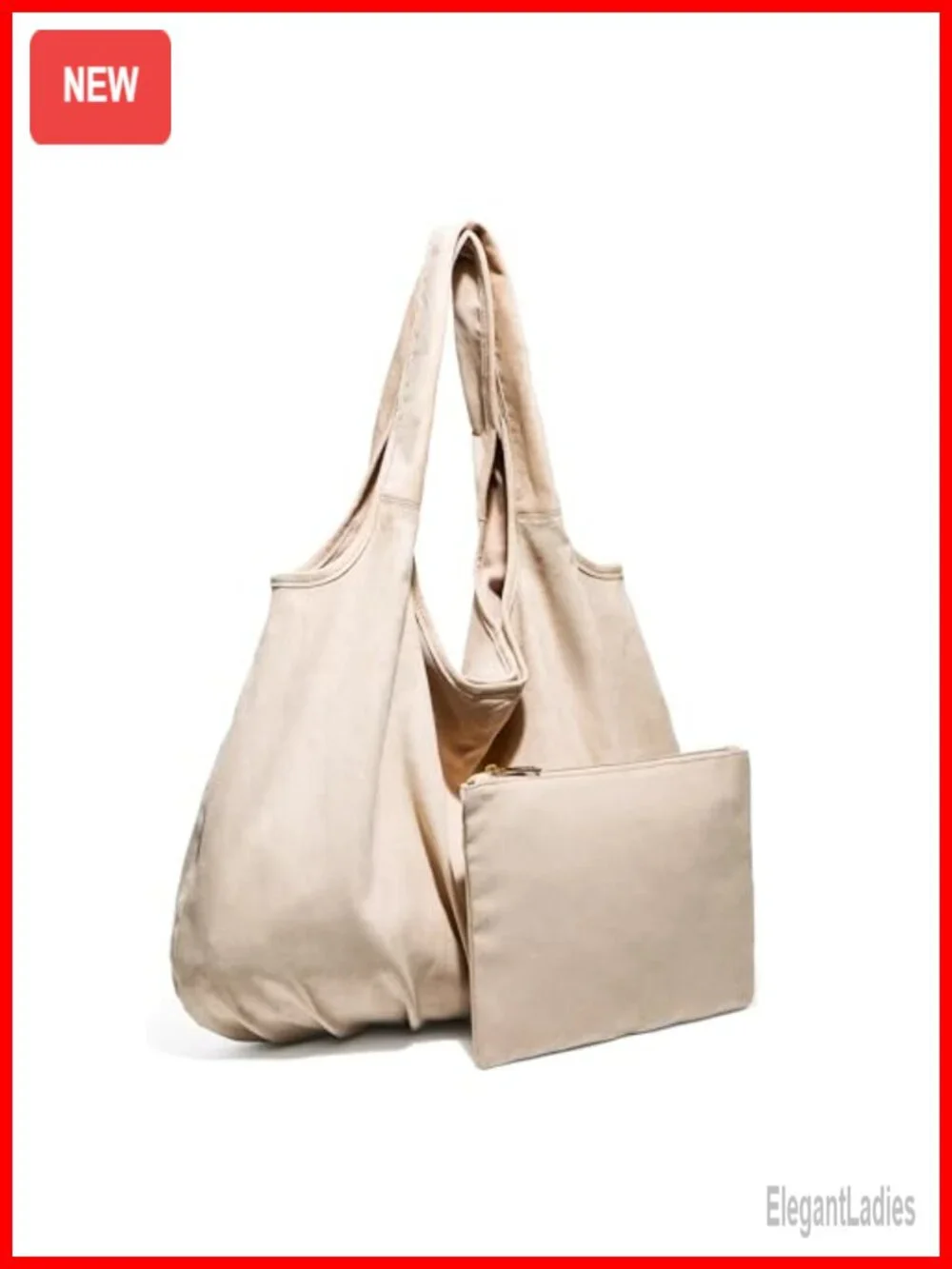 Slouchy Suede Hobo Bag Large Shoulder Tote Purse Satchel Travel Work